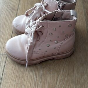 Cat & Jack Light Pink Kids Boots with Stud Accents